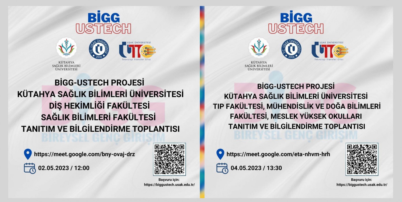 Bigg Ustech Tanıtım ve Bilgilendirme Toplantıları
